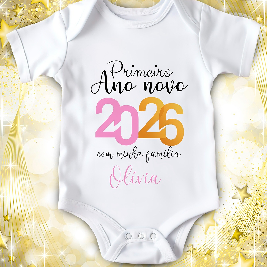 14 Artes para Camisa ou Body Ano Novo 2026 Arquivo Editável  9