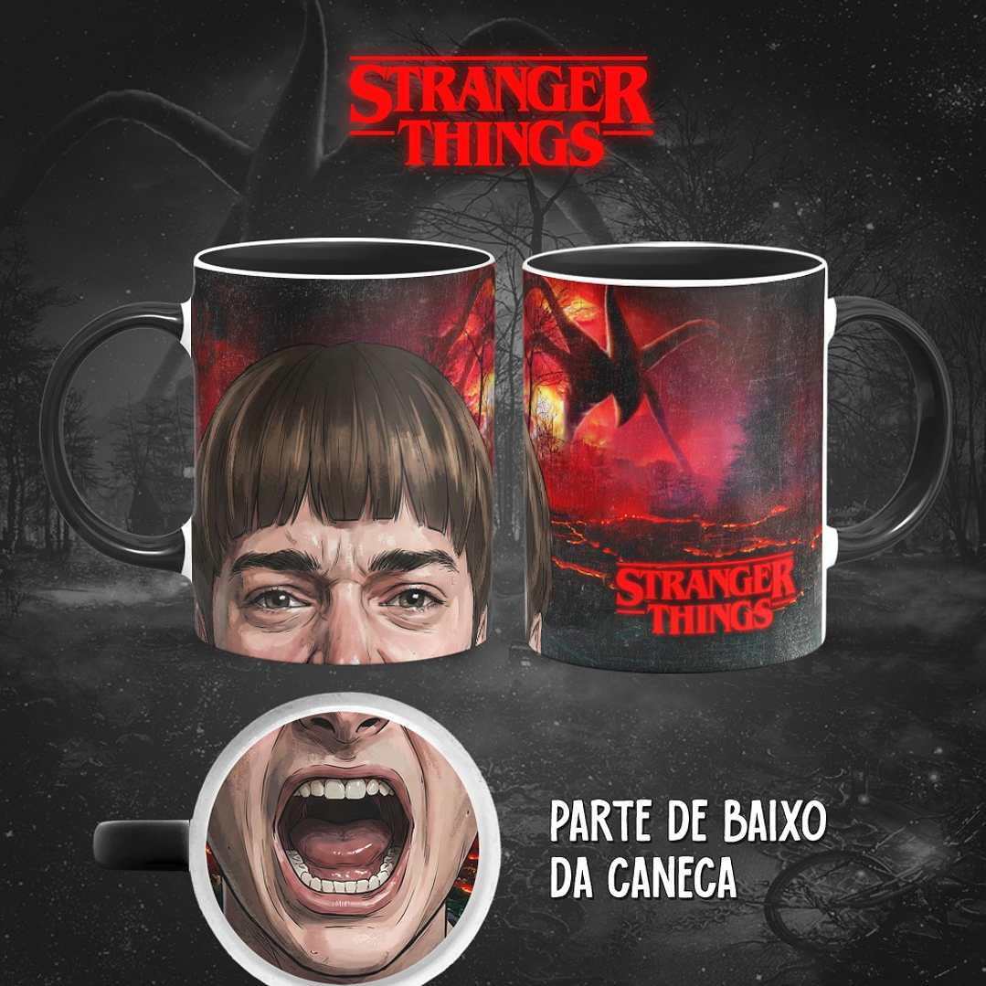 13 Artes para Caneca Bocão Stranger Things em Png 12