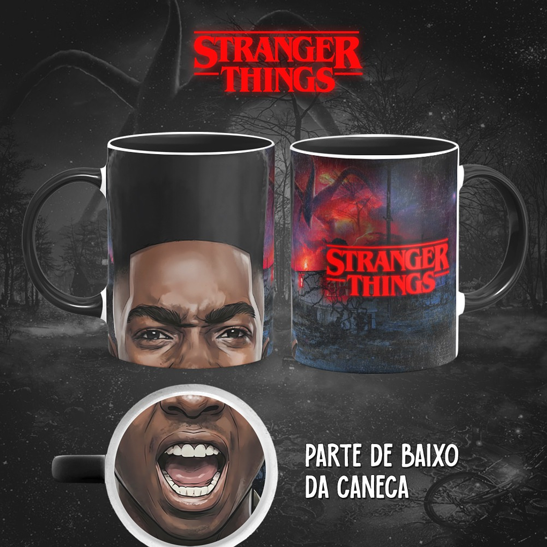 13 Artes para Caneca Bocão Stranger Things em Png 13