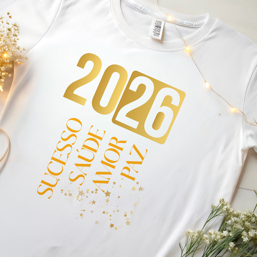 14 Artes para Camisa ou Body Ano Novo 2026 Arquivo Editável  12