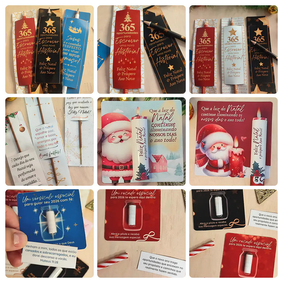 Arquivos prontos para impressão cards Diversos em Png 1