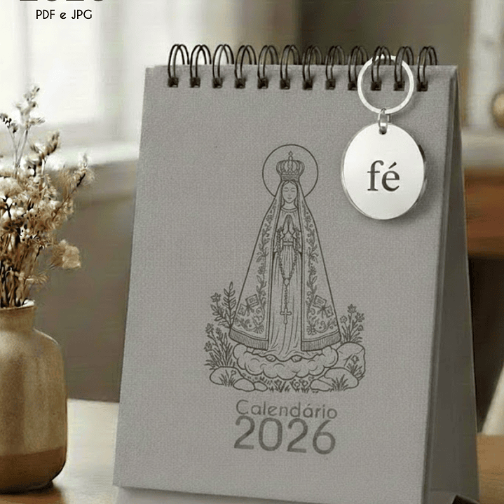 Arquivo Calendário de Mesa Santinhos 2026 Arquivo em Pdf  6