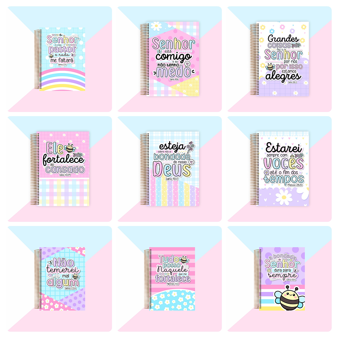 Kit Digital Versículos Fofinhos 6 - Encadernação 2026  2
