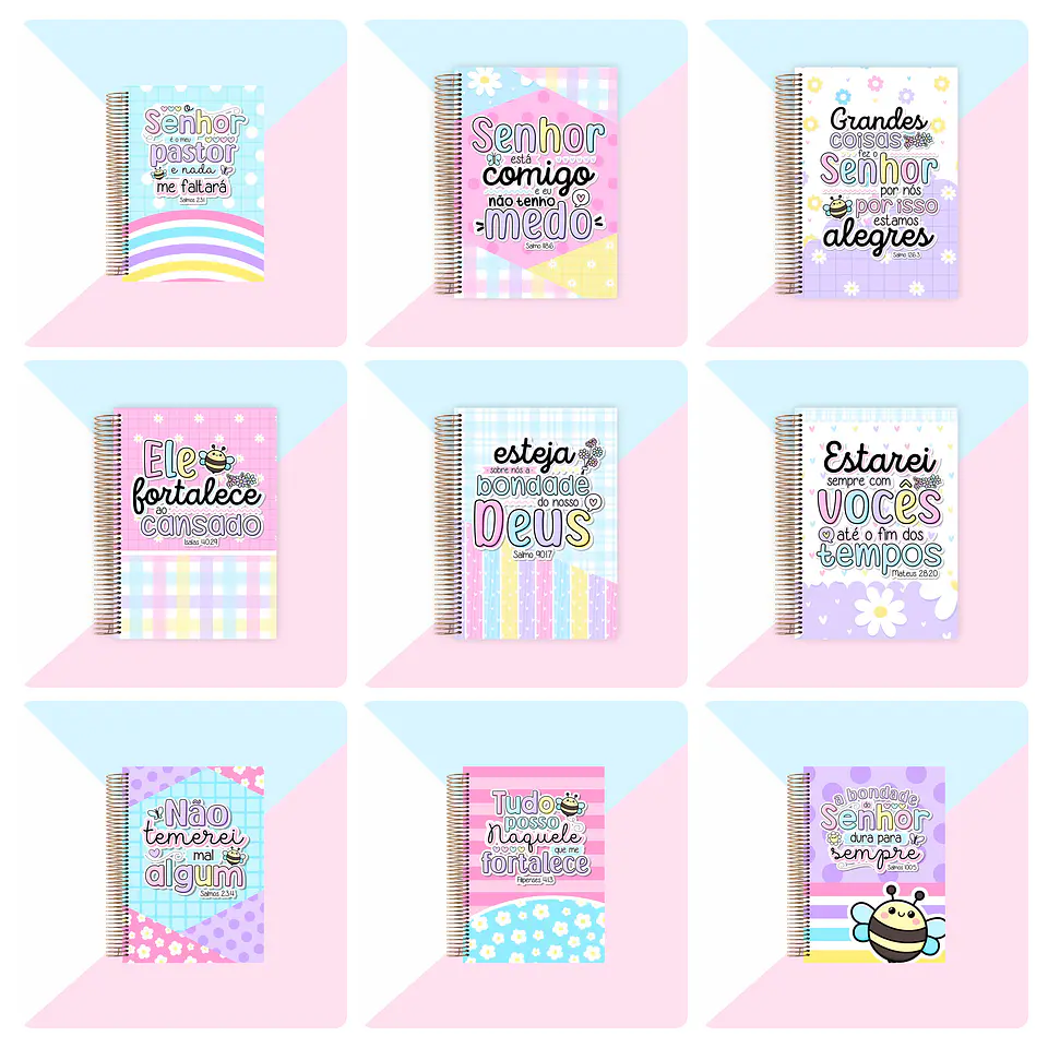 Kit Digital Versículos Fofinhos 6 - Encadernação 2026  2