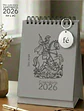 Arquivo Calendário de Mesa Santinhos 2026 Arquivo em Pdf  - Thumbnail 9
