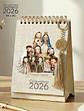Arquivo Calendário de Mesa Santinhos 2026 Arquivo em Pdf  - Thumbnail 12
