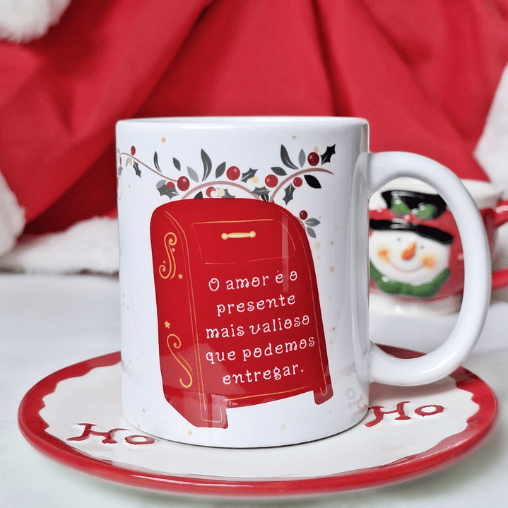 Arte Caneca O amor é o presente mais valioso que podemos entregar em Jpg 2