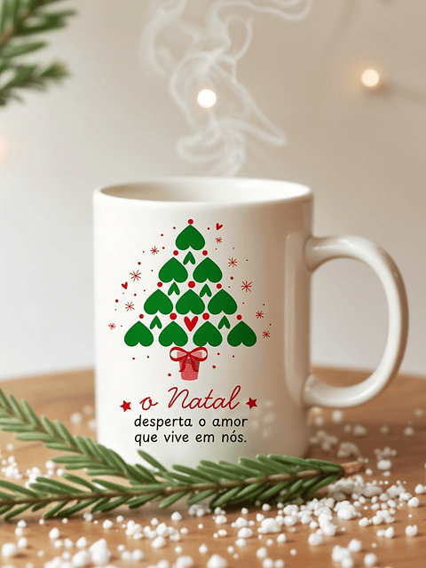 Arte Caneca O Natal desperta o amor que vive em nós em Jpg