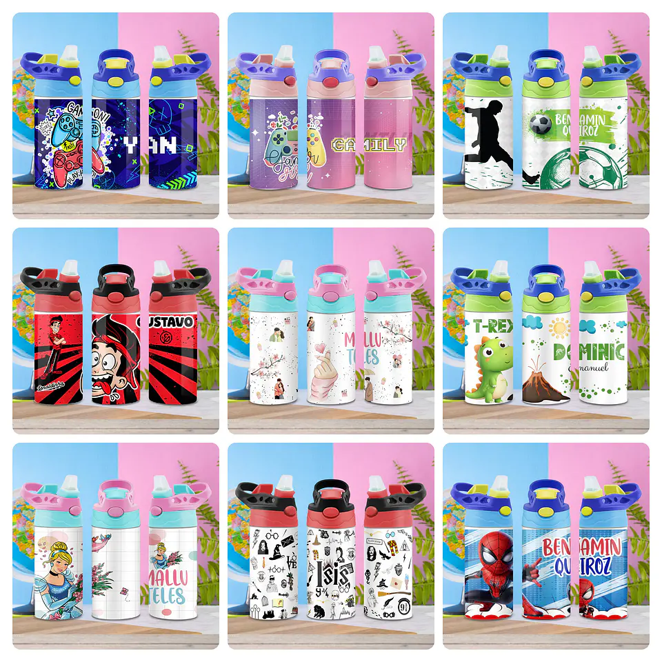 84 Artes para Squeeze Personagens Volume 1 e 2 Arquivo Editável 7