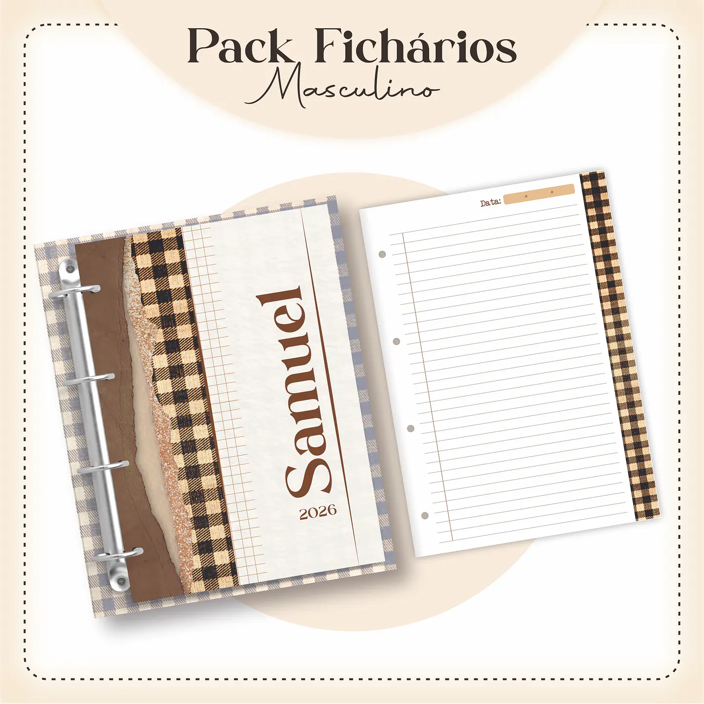 Arquivo encadernação Ficharios Masculino e Feminino Arquivo em Pdf  7