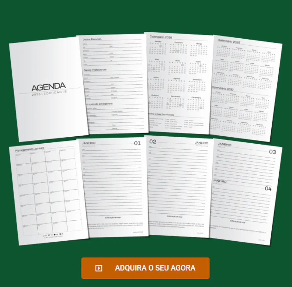 Arquivo Agenda Edificante Gospel 2026 Arquivo Editável  8