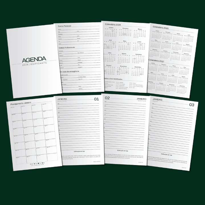 Arquivo Agenda Edificante Gospel 2026 Arquivo Editável  10