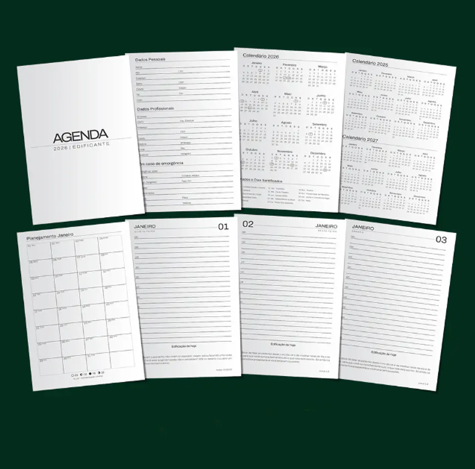 Arquivo Agenda Edificante Gospel 2026 Arquivo Editável  10