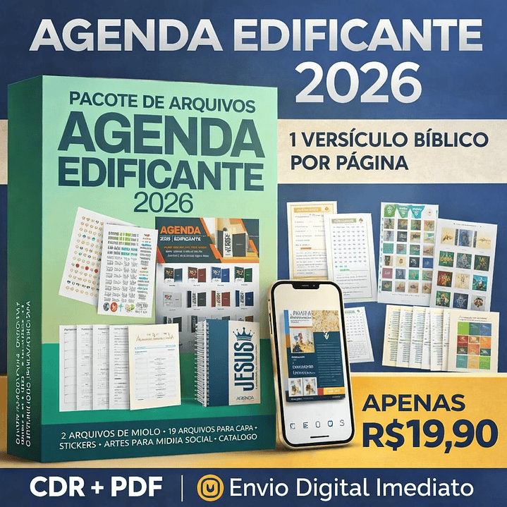 Arquivo Agenda Edificante Gospel 2026 Arquivo Editável  1