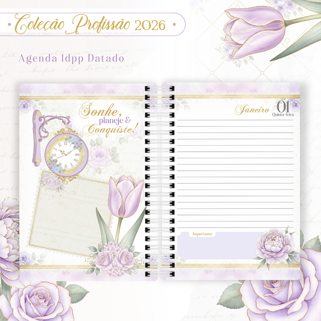 Coleção Profissões Feminina 2026 Arquivo em Pdf 4