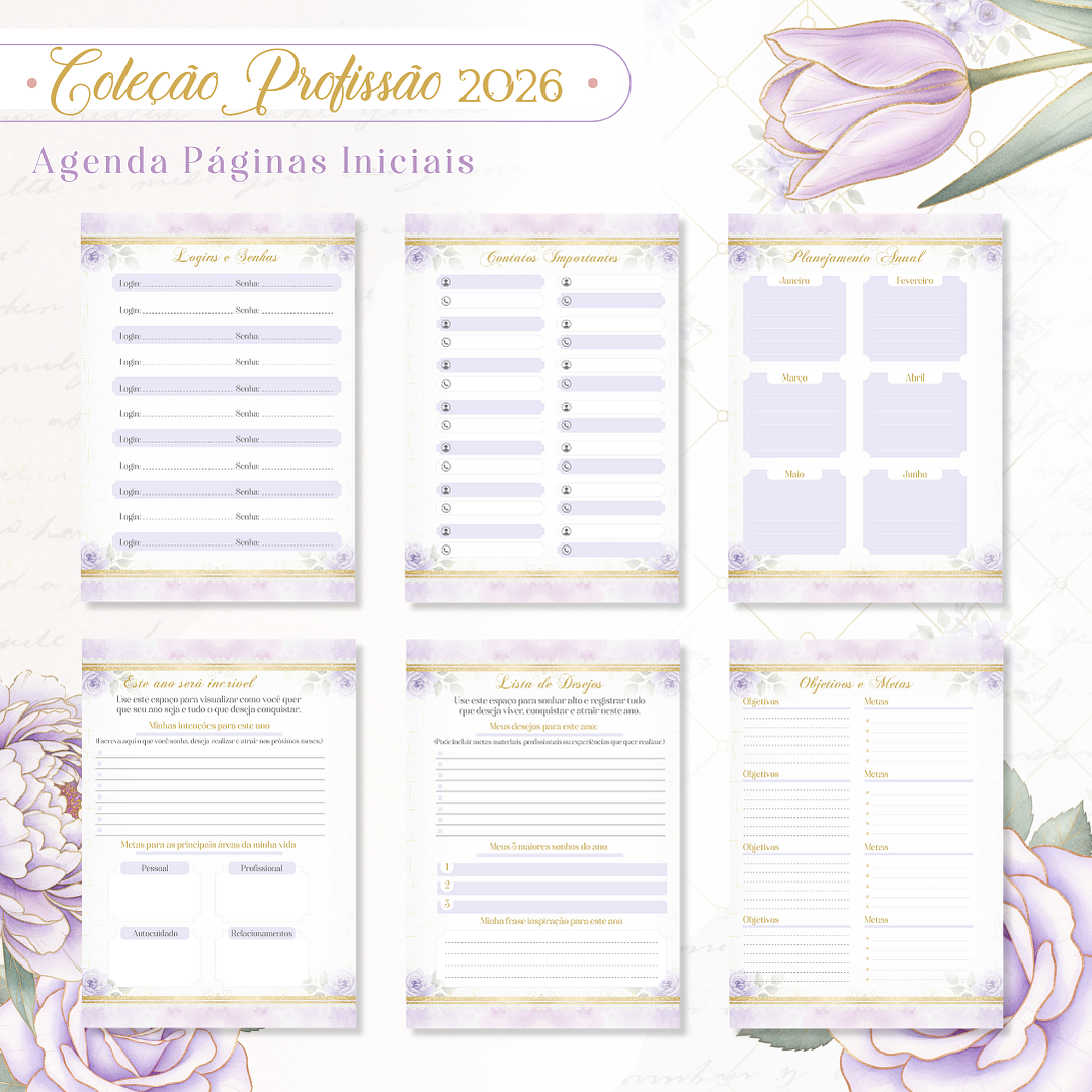 Coleção Profissões Feminina 2026 Arquivo em Pdf 6