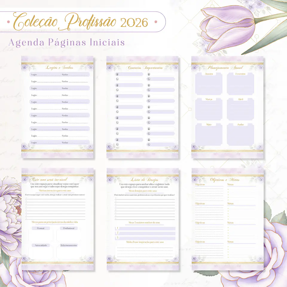 Coleção Profissões Feminina 2026 Arquivo em Pdf 6