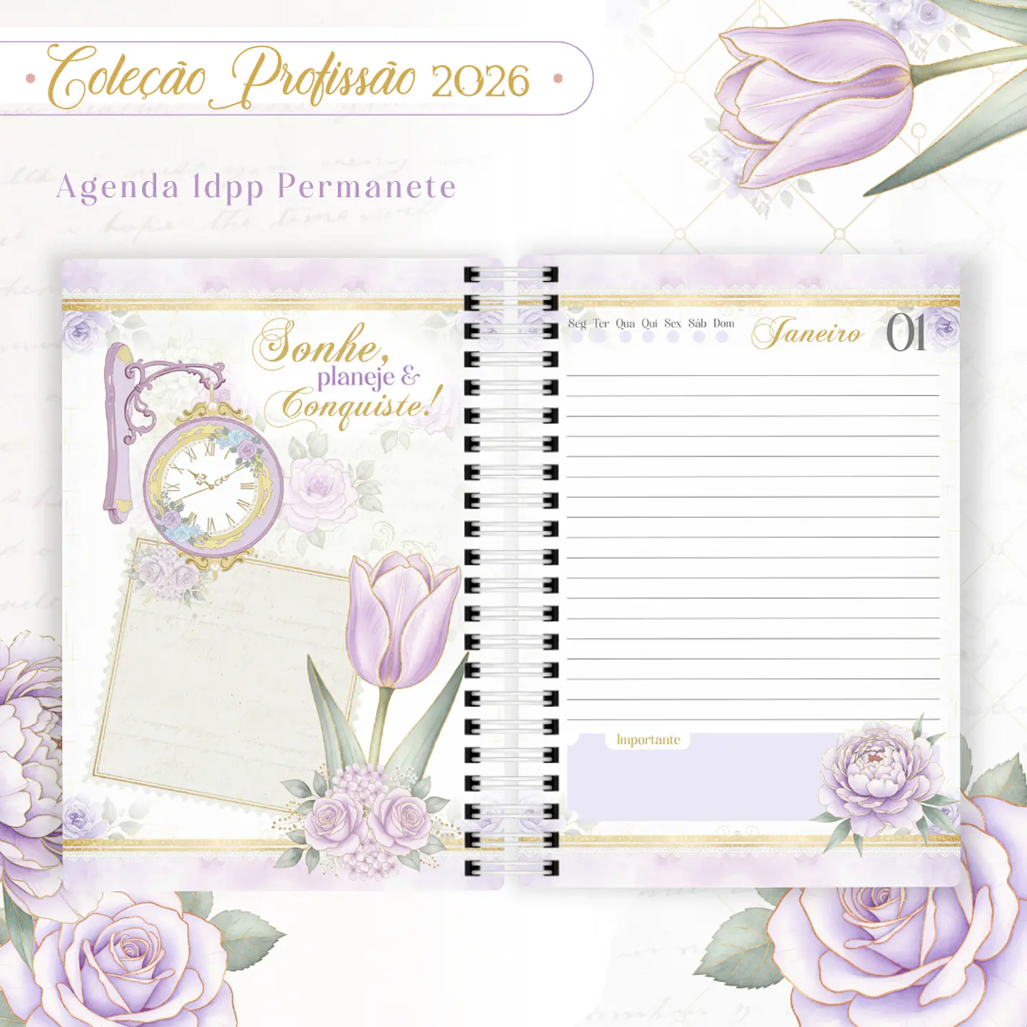 Coleção Profissões Feminina 2026 Arquivo em Pdf 7