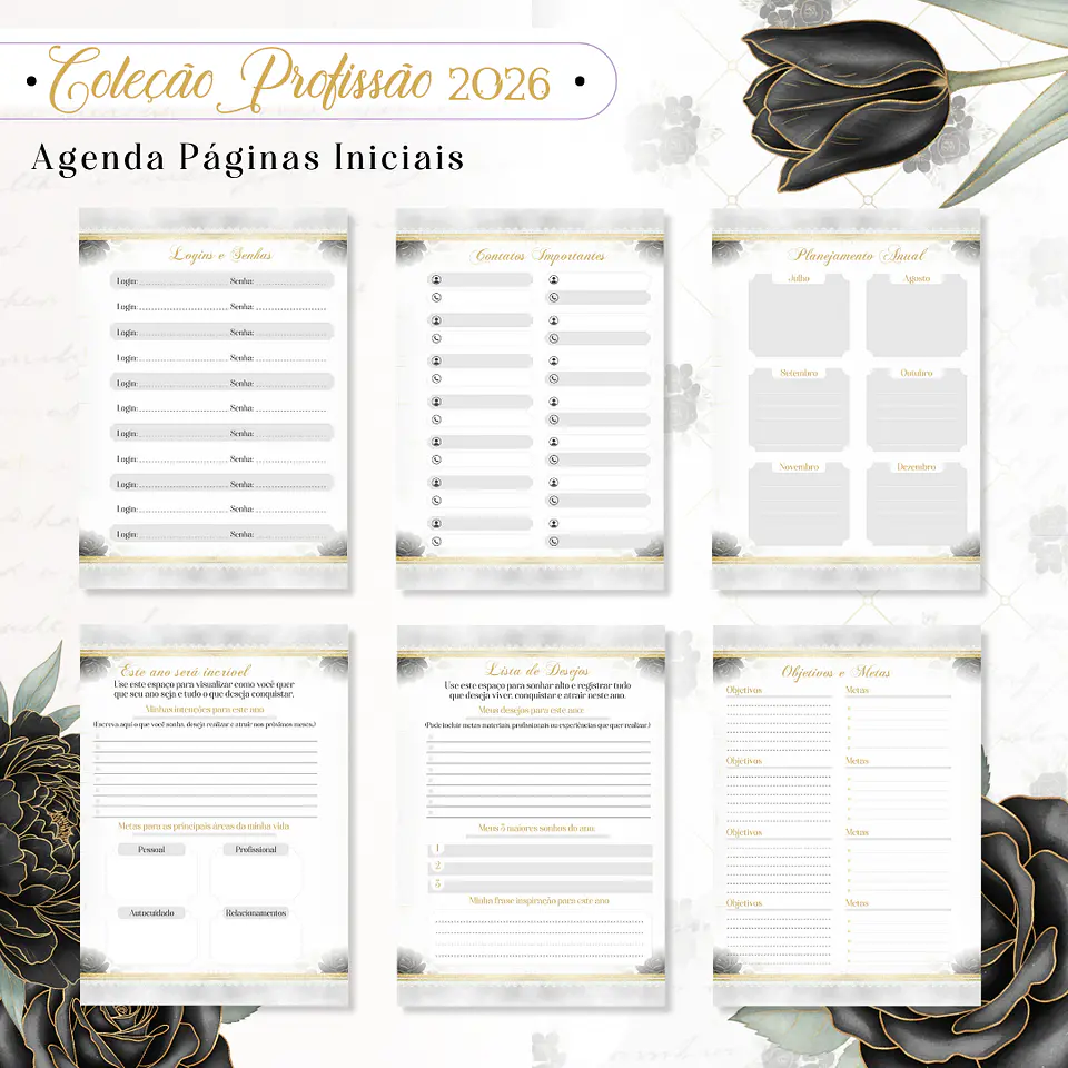 Coleção Profissões Feminina 2026 Arquivo em Pdf 9