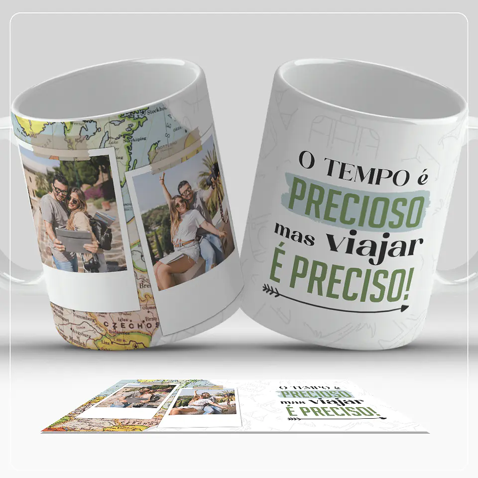 6 Artes para Caneca Viagem Arquivo em Png  1