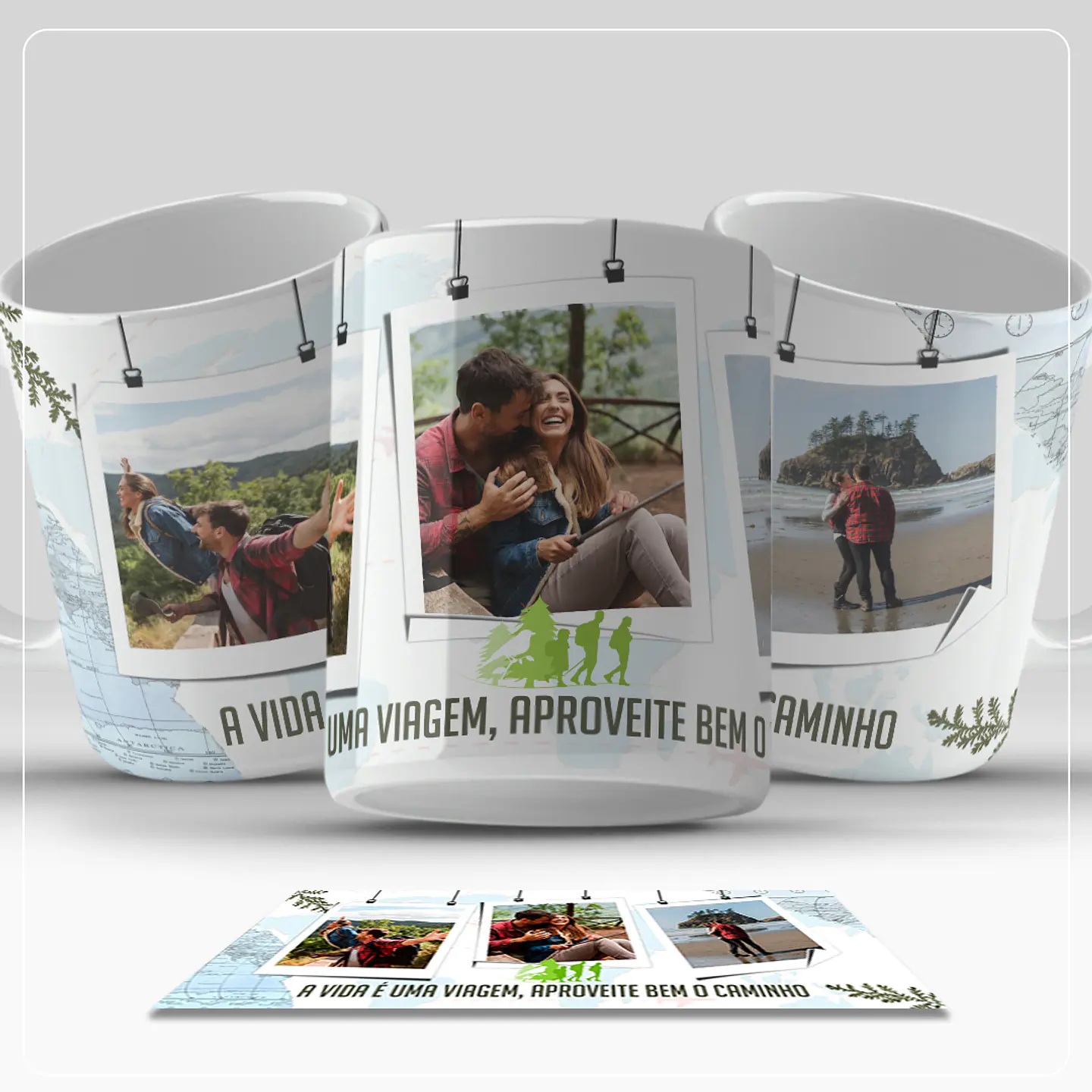 6 Artes para Caneca Viagem Arquivo em Png  4