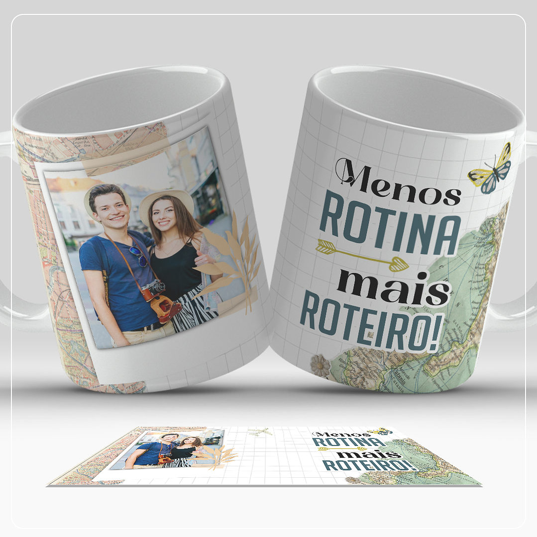 6 Artes para Caneca Viagem Arquivo em Png  5