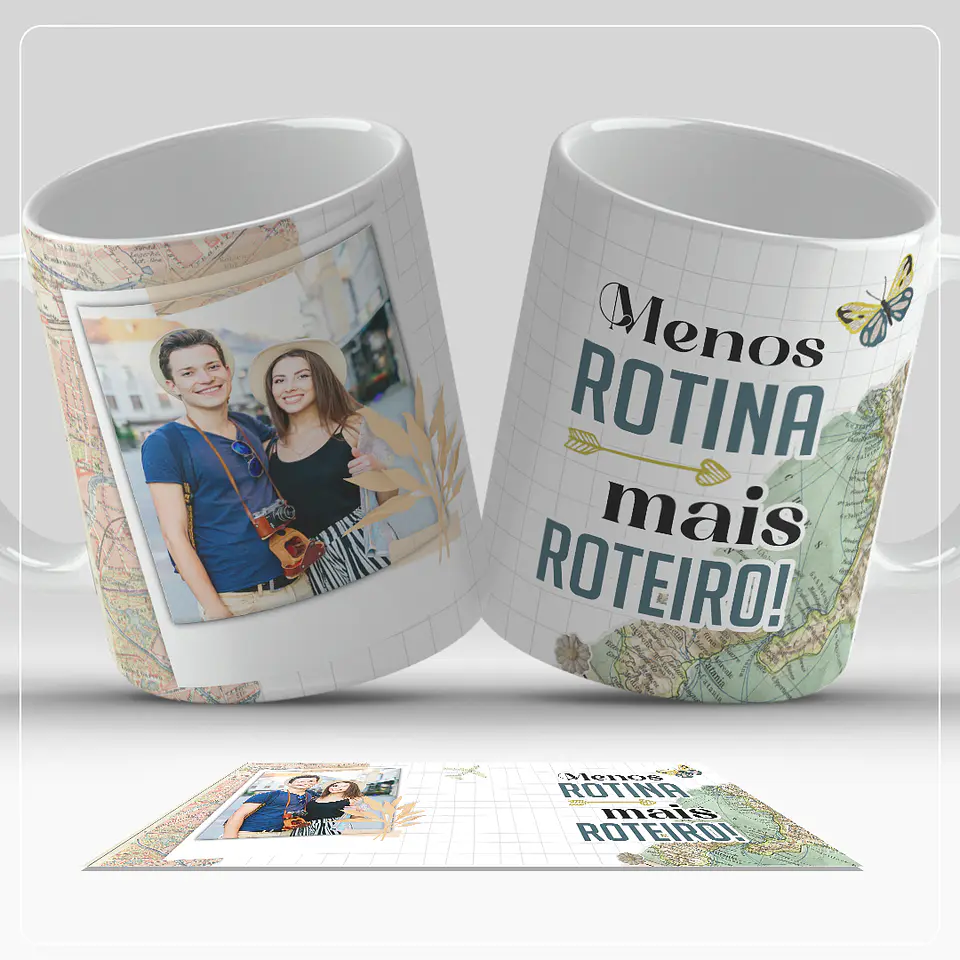 6 Artes para Caneca Viagem Arquivo em Png  5