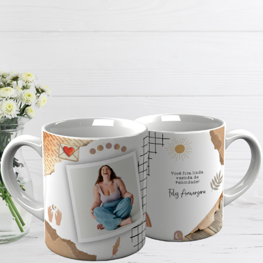 10 Artes para Caneca Aniversário Arquivo Editável  2