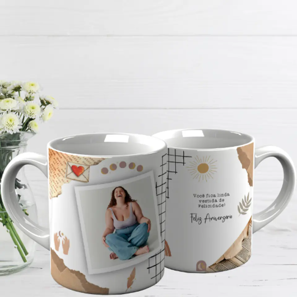 10 Artes para Caneca Aniversário Arquivo Editável  2