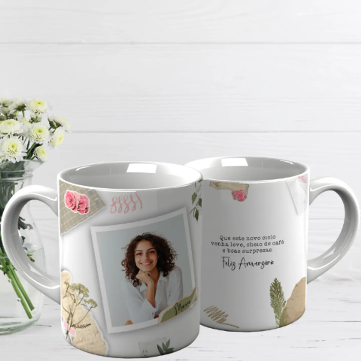 10 Artes para Caneca Aniversário Arquivo Editável  3