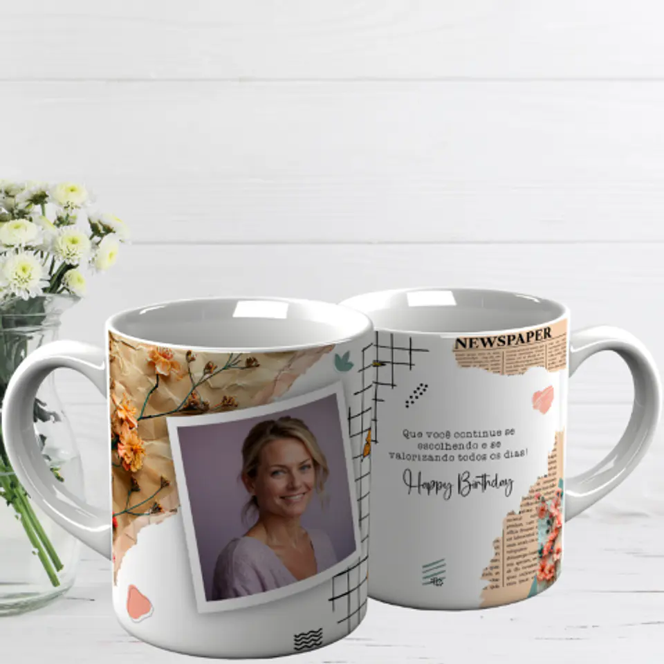 10 Artes para Caneca Aniversário Arquivo Editável  4