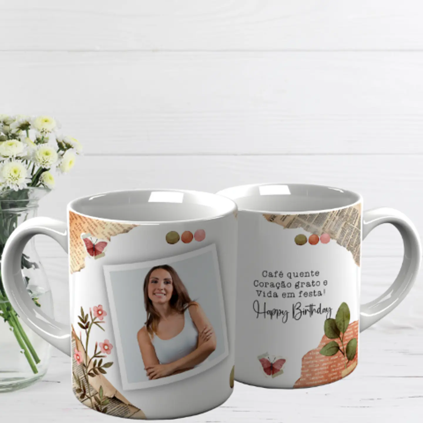 10 Artes para Caneca Aniversário Arquivo Editável  7