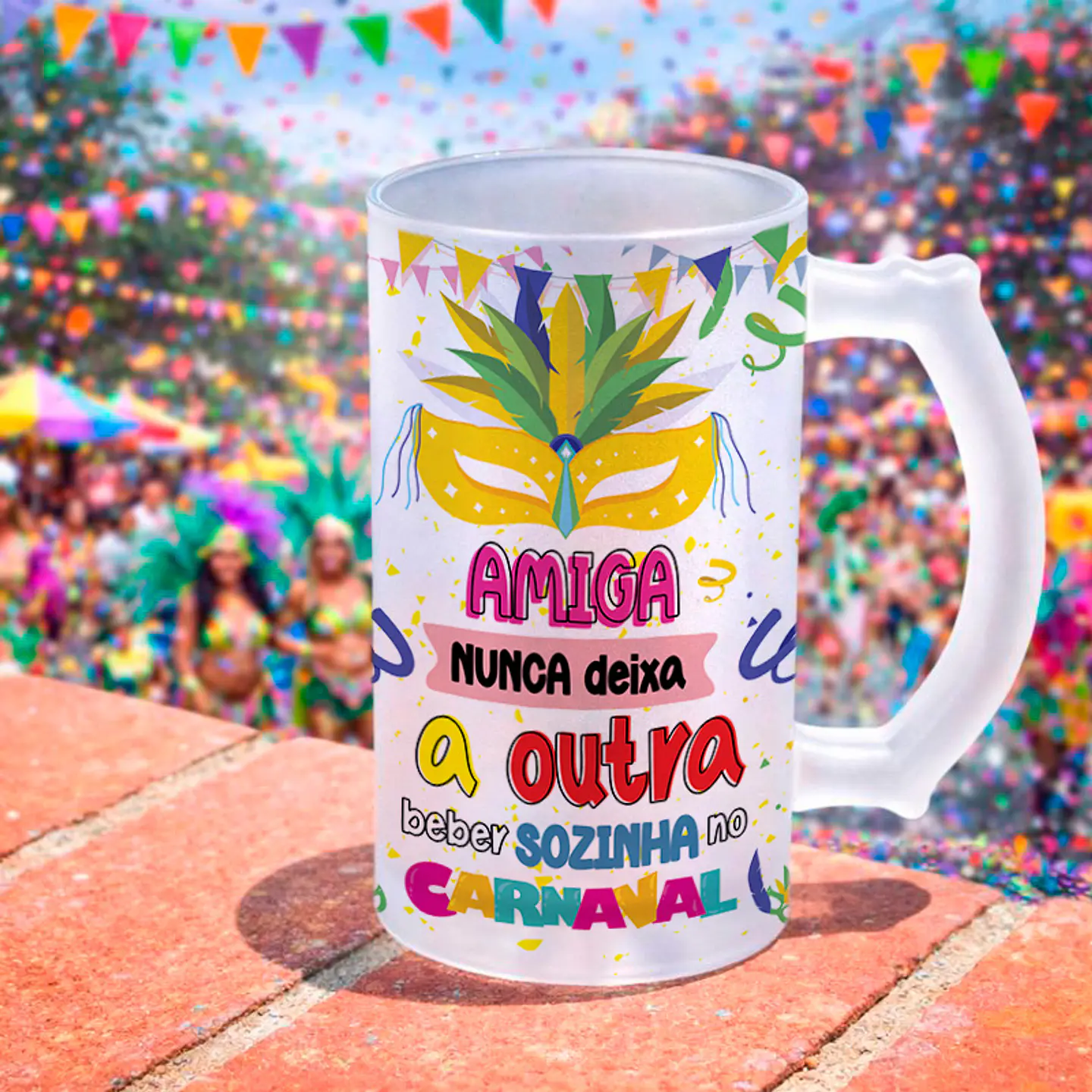 10 Artes para Caneca Chopp 2026 Carnaval Arquivo Editável 2