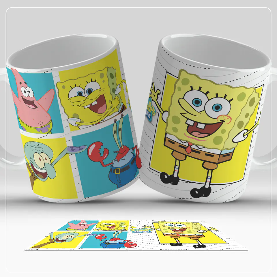 11 Artes para Caneca Personagens Divertidos Arquivo em Png  11