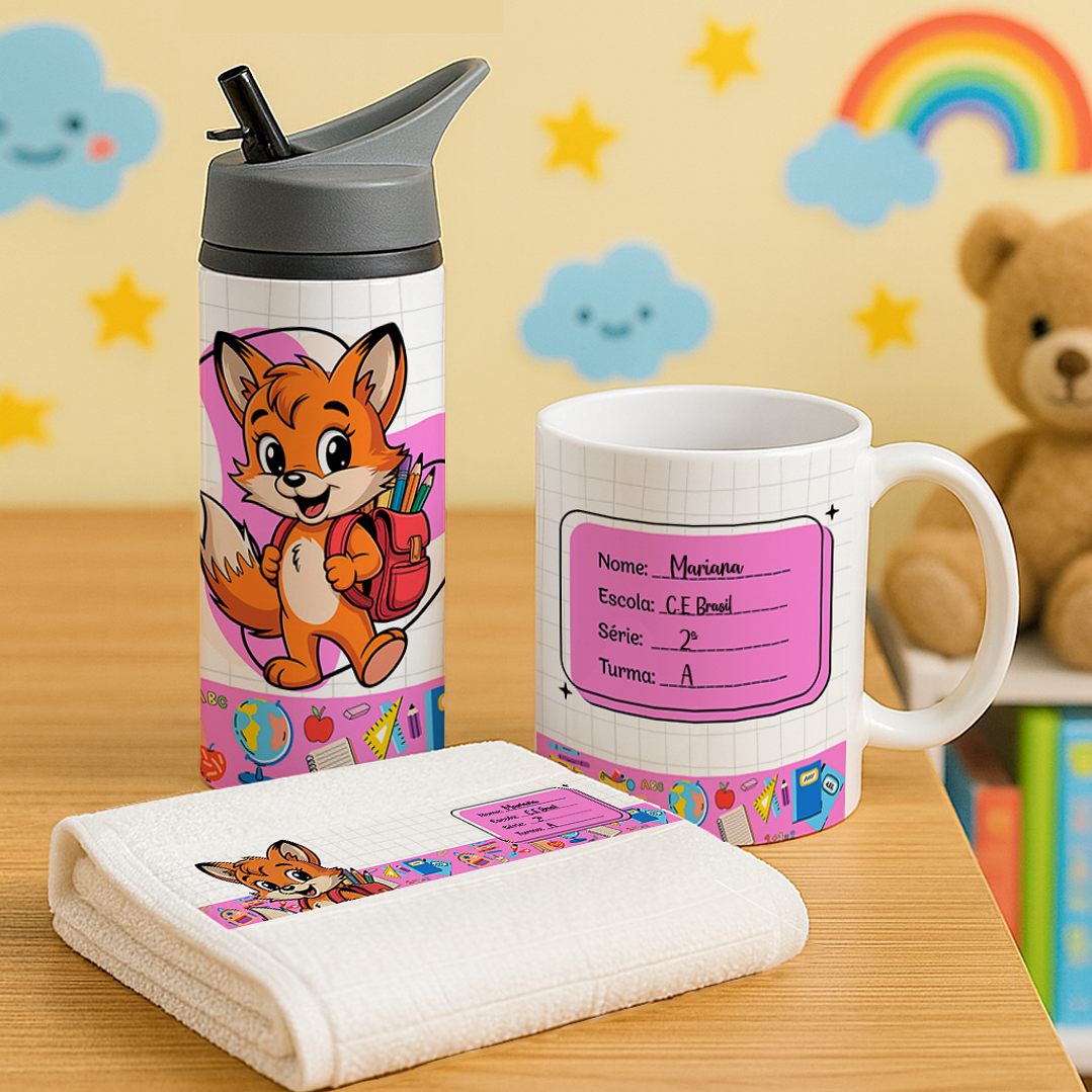 56 Artes para Caneca Toalhinha e Garrafinha Educação Infantil Arquivo em Png 2