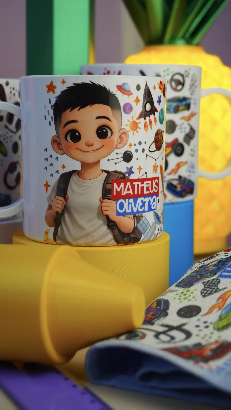 90 Artes para Sublimação Caneca Garrafa e Toalhinha Volta as Aulas Arquivo em Png  6