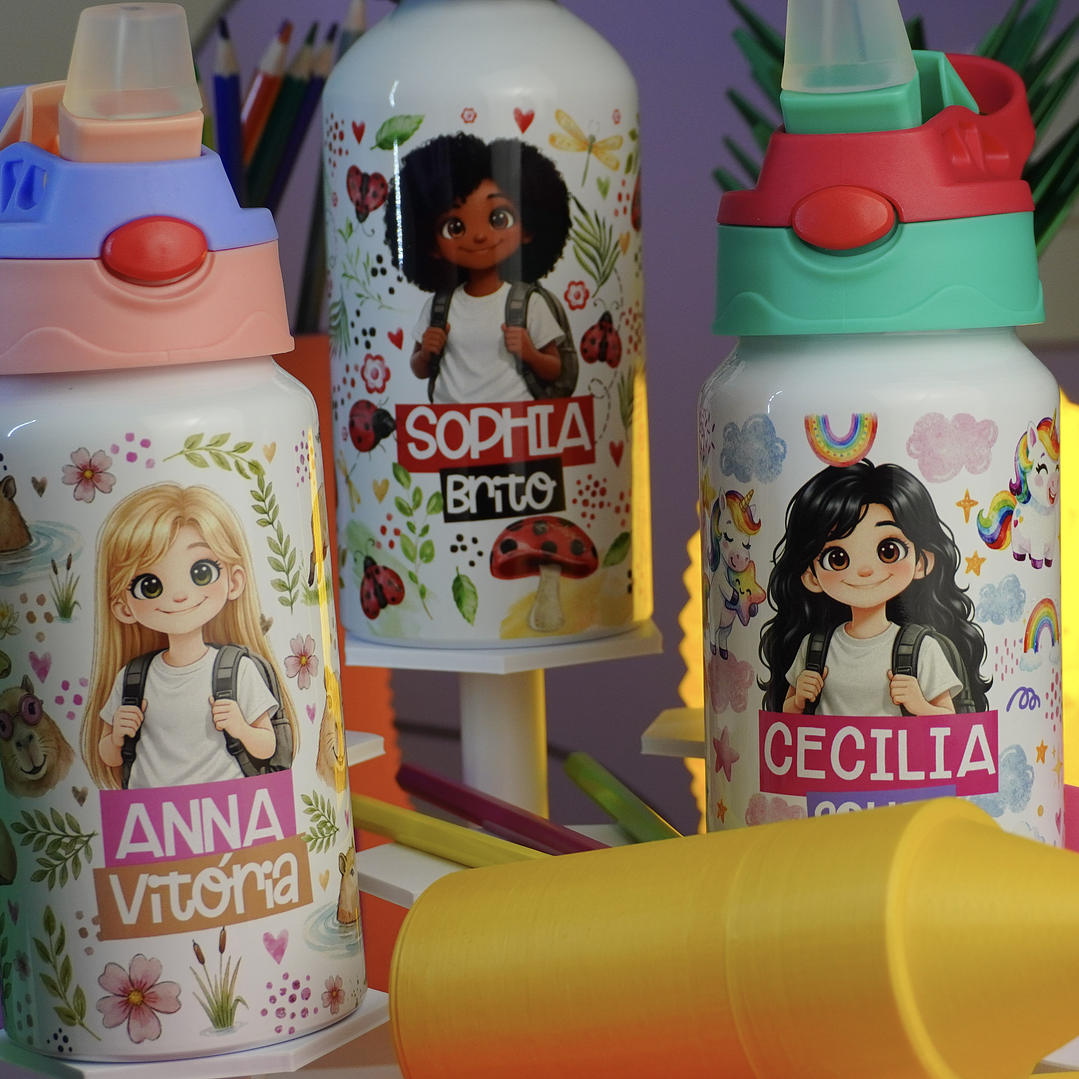 90 Artes para Sublimação Caneca Garrafa e Toalhinha Volta as Aulas Arquivo em Png  9