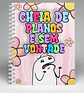 Arquivo Capas para Agendas Notas Sinceras Personagens Arquivo Editável  - Thumbnail 6