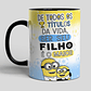 4 Artes para Caneca Minions Pai que ama Futebol Arquivo em Jpg - Thumbnail 1