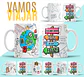 5 Artes para Caneca Viajem Arquivo Editável - Thumbnail 1