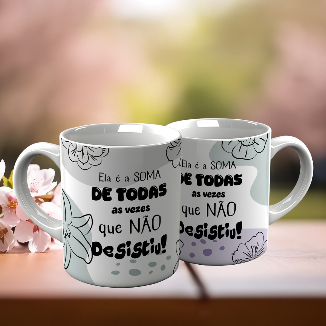 10 Artes para Canecas Minimalistas Dia da Mulher Frases Inpiradoras Arquivo Editável 2