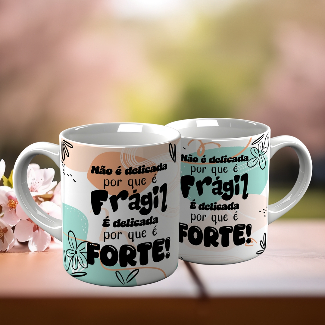 10 Artes para Canecas Minimalistas Dia da Mulher Frases Inpiradoras Arquivo Editável 10