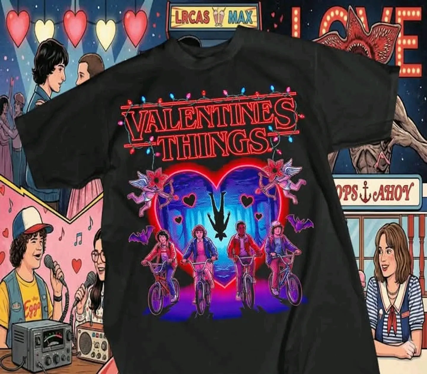 12 Artes para Camisa Stranger Things Camisetas Arquivo em Png 3