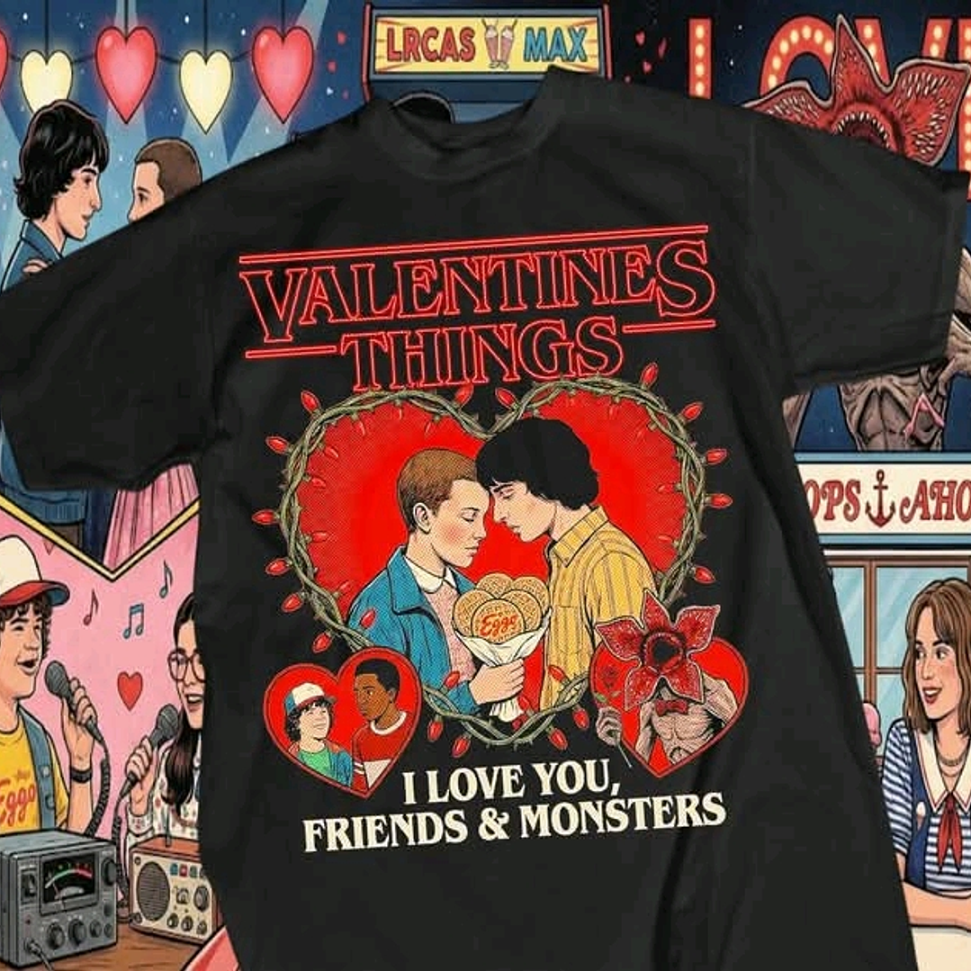 12 Artes para Camisa Stranger Things Camisetas Arquivo em Png 10