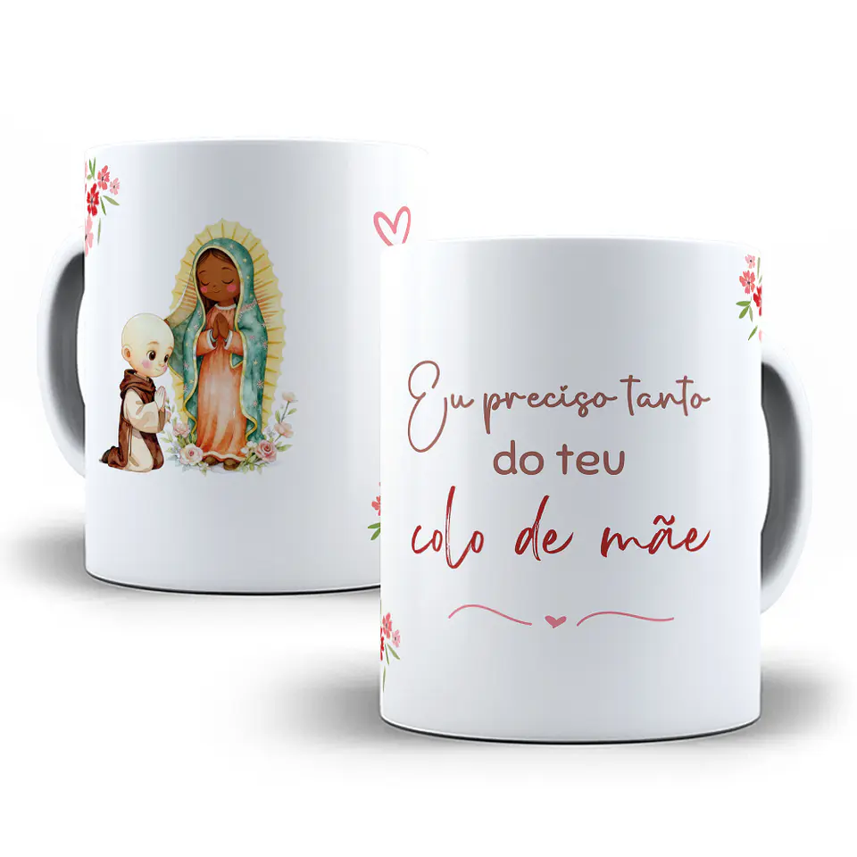 16 Artes para Canecas Virgem de Guadalupe – Rosário da Madrugada Arquivo em Jpg 2