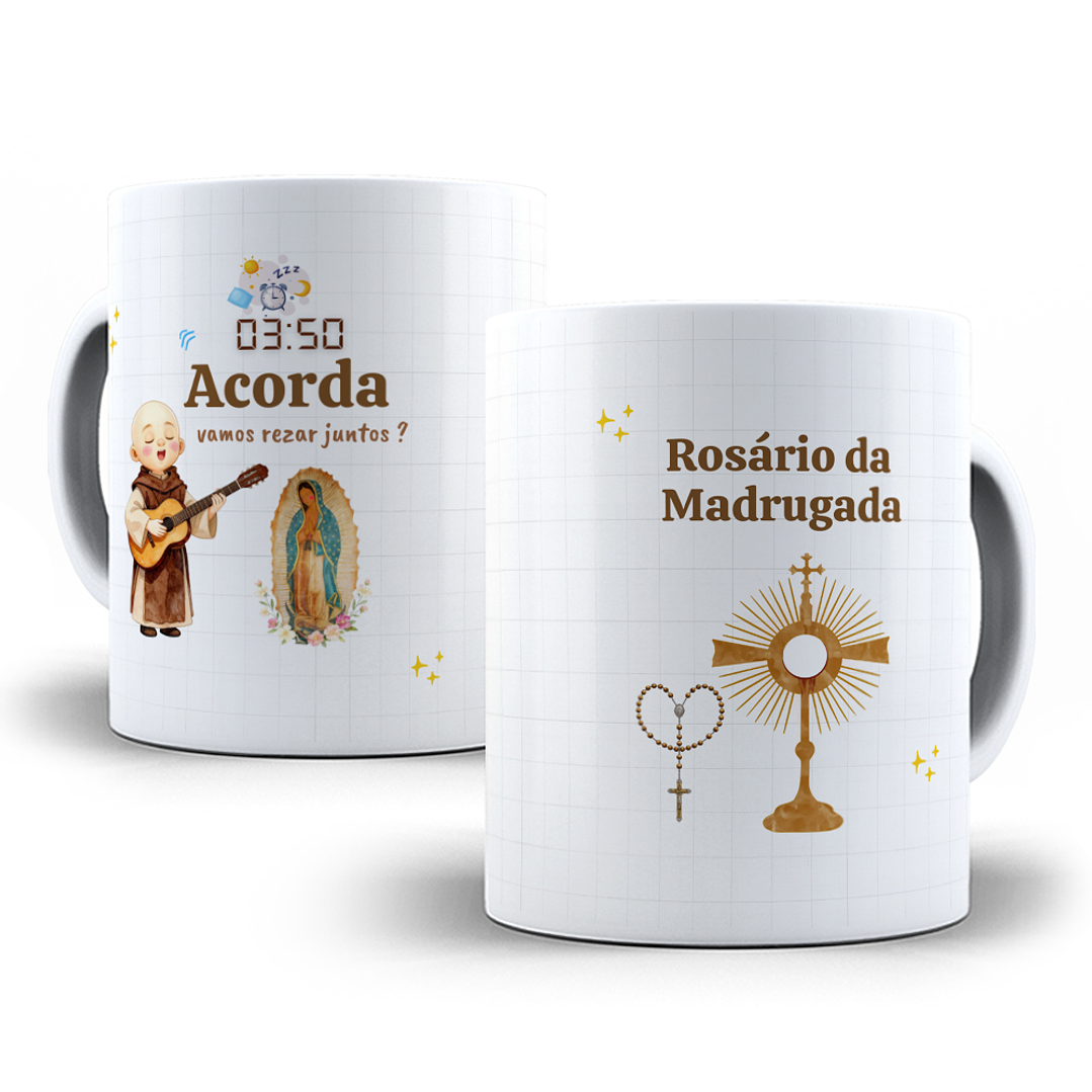 16 Artes para Canecas Virgem de Guadalupe – Rosário da Madrugada Arquivo em Jpg 11