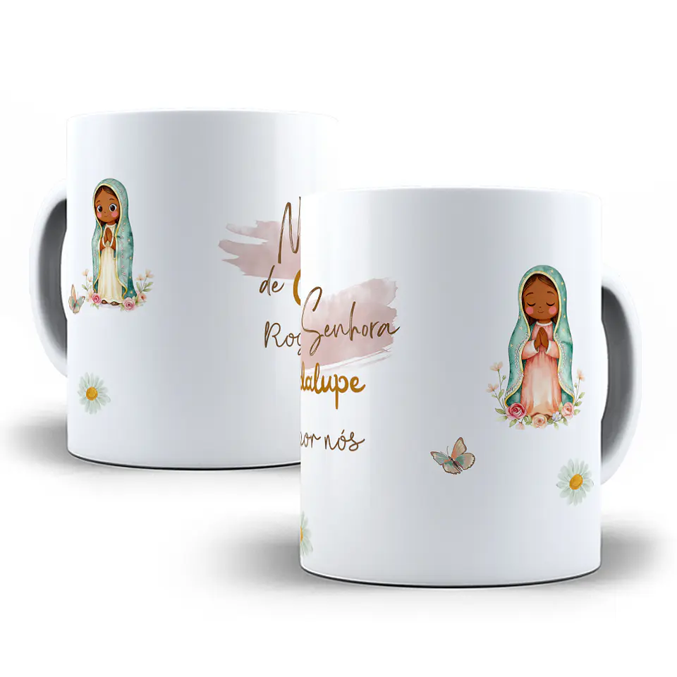 16 Artes para Canecas Virgem de Guadalupe – Rosário da Madrugada Arquivo em Jpg 12