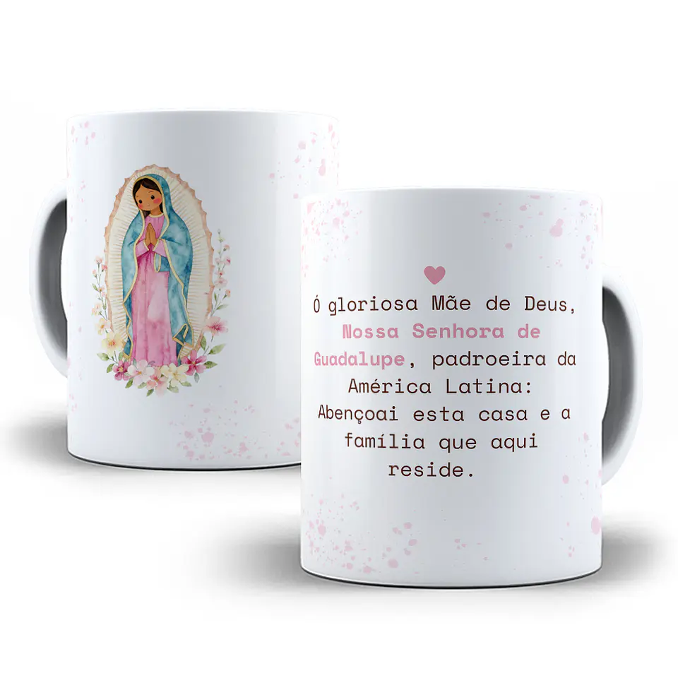 16 Artes para Canecas Virgem de Guadalupe – Rosário da Madrugada Arquivo em Jpg 16