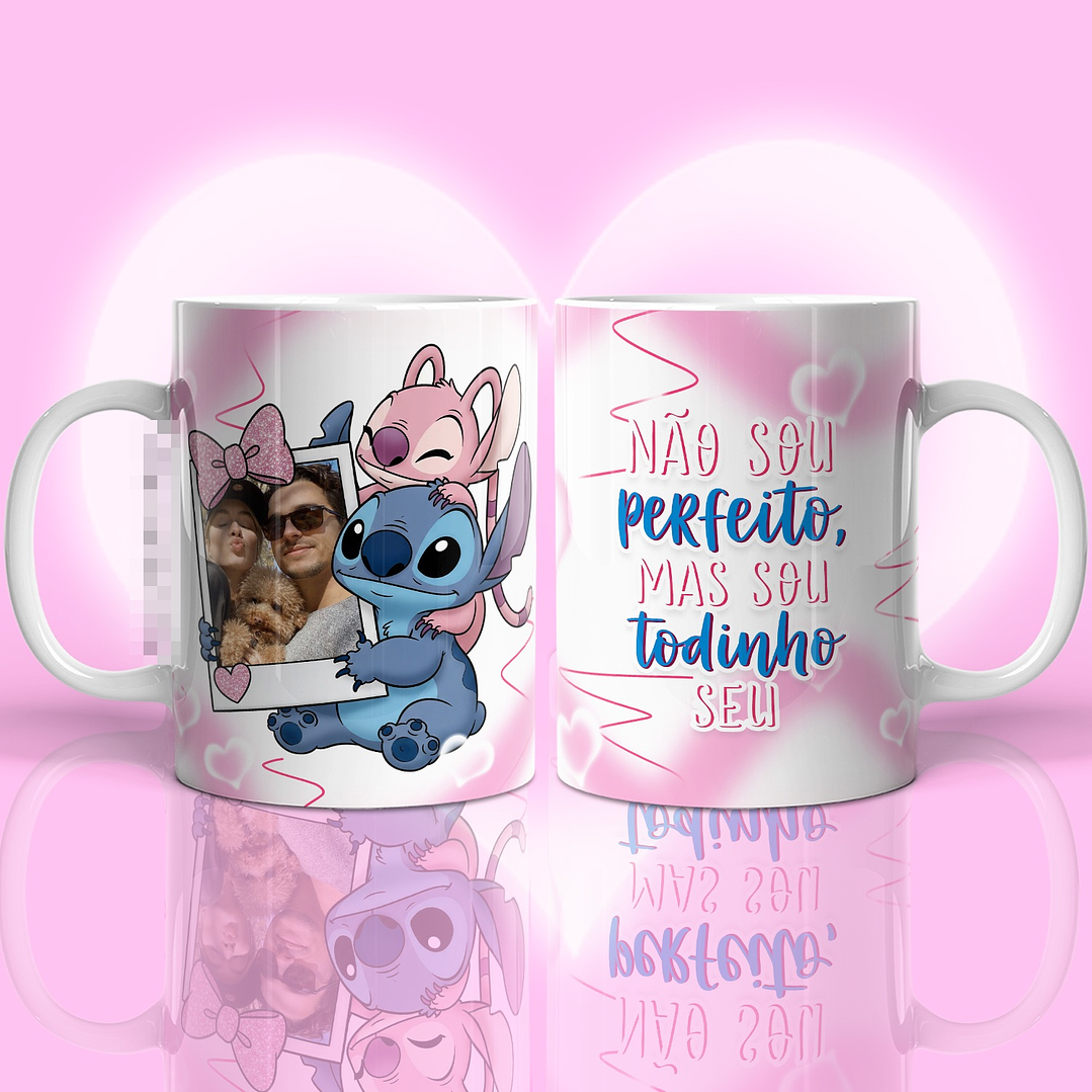 17 Artes para Caneca Stitch Namorados Arquivo em Png 5