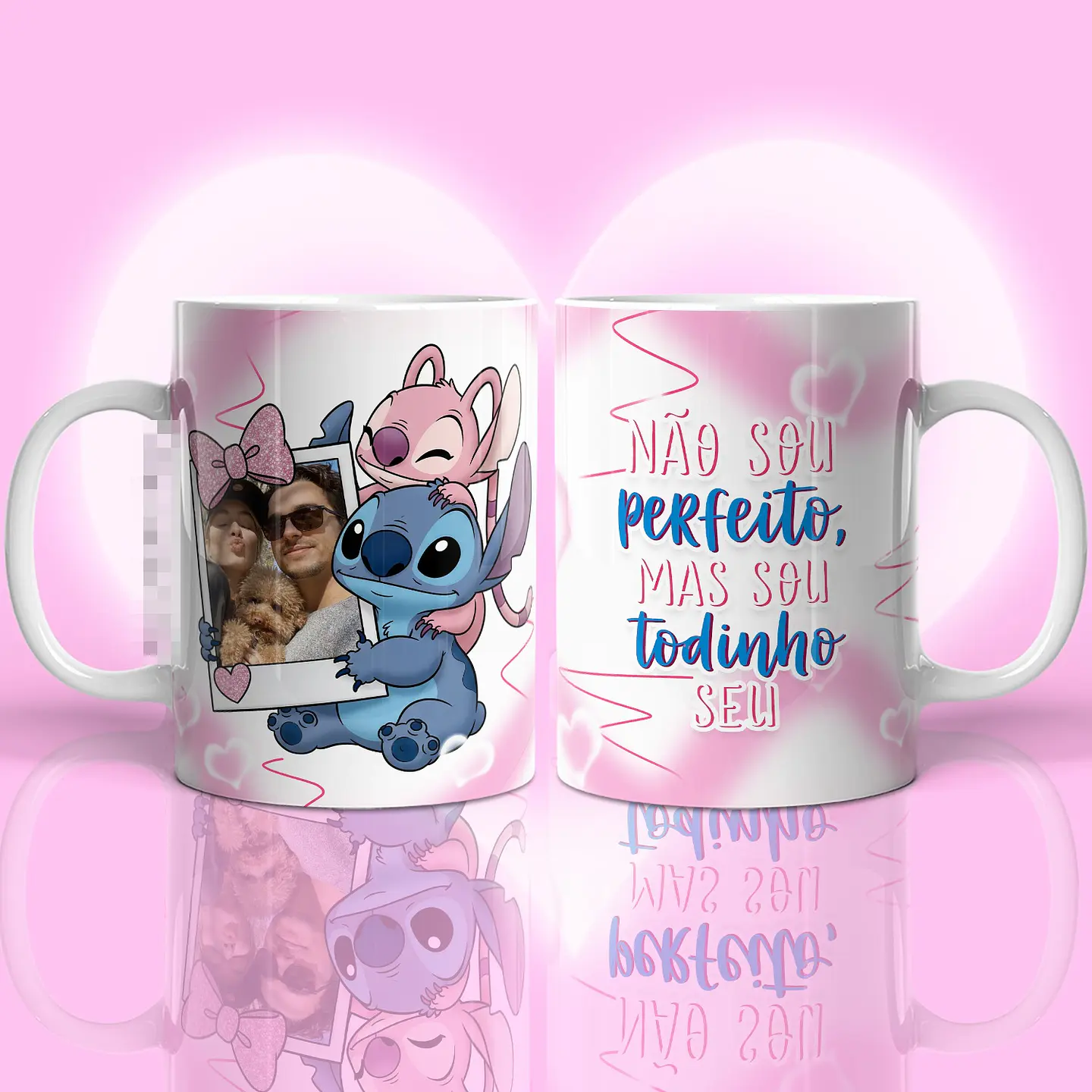 17 Artes para Caneca Stitch Namorados Arquivo em Png 5